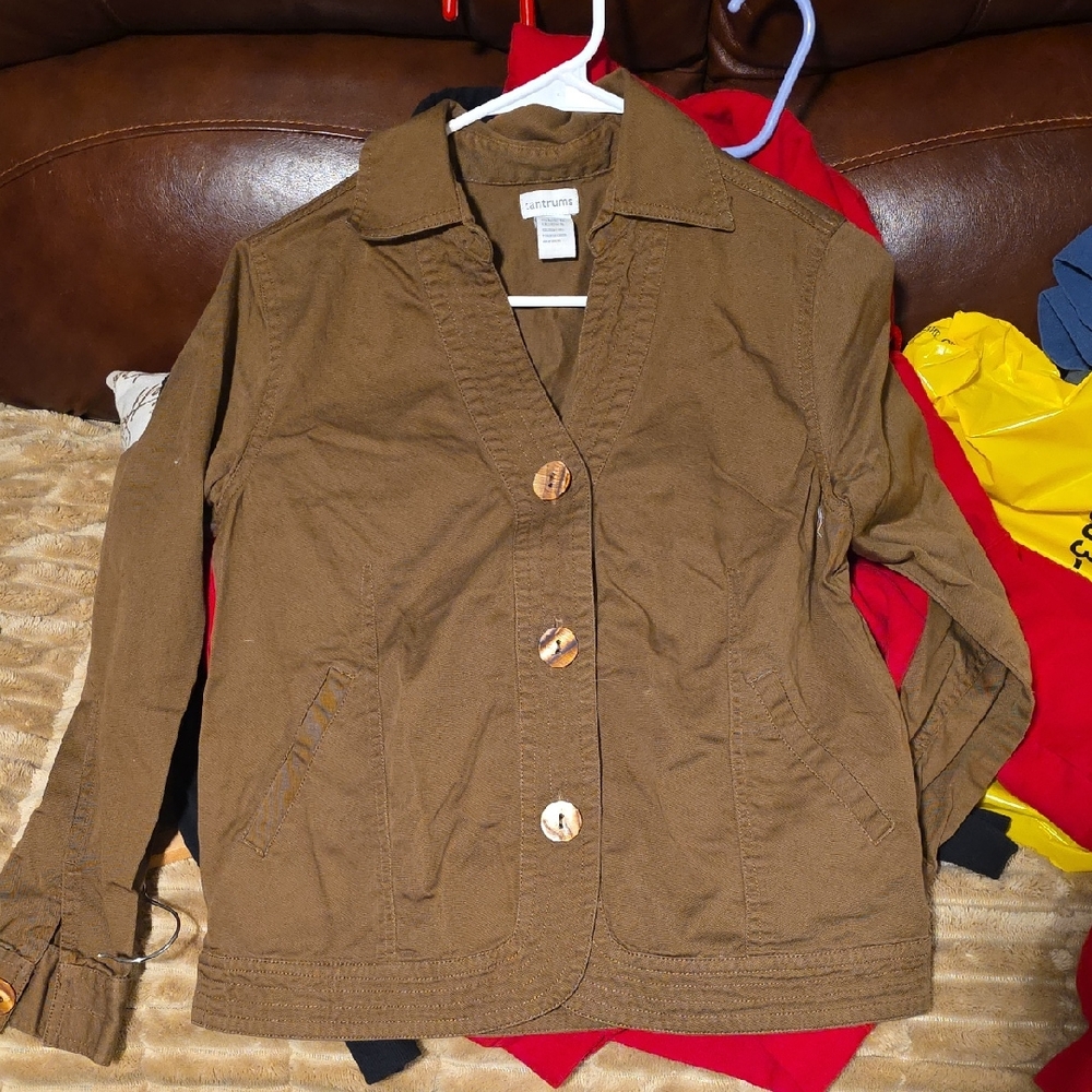 Tantrums Brown Utility Jacket